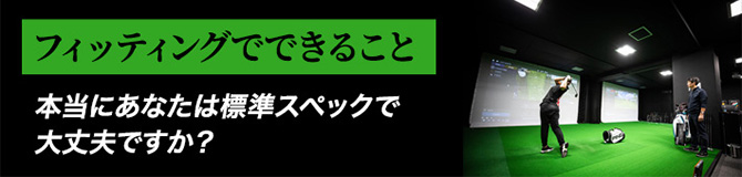 PINGフィッティングでできること